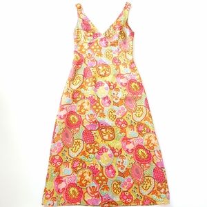 Sz 2 Nanette Lepore Silk Multicolored Dress